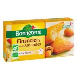 Bizcochitos de Almendras Financiers Bio · Bonneterre · 150 gramos