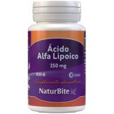 Ácido Alfa Lipoico 250 mg · NaturBite · 60 cápsulas
