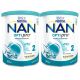Pack NAN Optipro 2 · Nestlé · 2x800 gramos