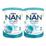 Pack NAN Optipro 3 · Nestlé · 2x800 gramos