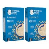 Pack Gerber Papilla para Bebés 8 Cereales · Nestlé · 2x475 gramos
