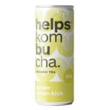 Kombucha Ginger Lemon Kick · Helps Kombucha · 250 ml