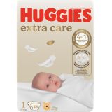 Pañales para Bebé Extra Care Talla 1 · Huggies · 28 unidades