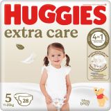 Pañales para Bebé Extra Care Talla 5 · Huggies · 28 unidades