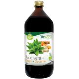 Jugo de Aloe Vera, Jengibre y Cúrcuma · Biotona · 1 litro
