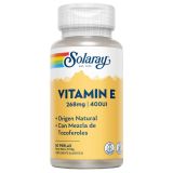 Vitamina E 400 UI · Solaray · 50 perlas