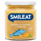 Tarrito de Bacalao con Verduras · Smileat · 230 gramos