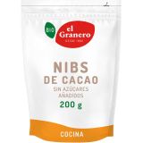 Nibs de Cacao · El Granero Integral · 200 gramos