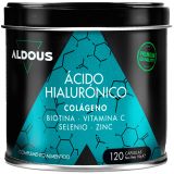 Ácido Hialurónico con Colágeno, Vitaminas y Minerales · Aldous Bio · 120 cápsulas