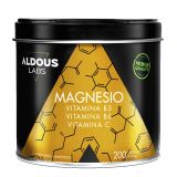 Magnesio con Vitamina C, B5 y B6 · Aldous Bio · 200 cápsulas vegetales