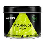 Vitamina D3 4.000 UI · Aldous Bio · 500 comprimidos