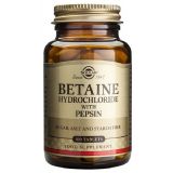 Betaína Clorhidrato con Pepsina · Solgar · 100 comprimidos
