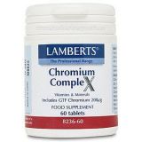 Chromium Complex · Lamberts · 60 comprimidos