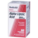 Ácido Alfa Lipoico 250 mg · Health Aid · 60 cápsulas
