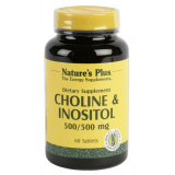 Colina/Inositol 500 mg · Nature's Plus · 60 comprimidos