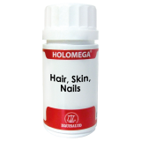 Holomega Hair, Skin, Nails · Equisalud · 50 cápsulas