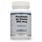 Picolinato de Cromo 250 mcg · Douglas · 60 cápsulas