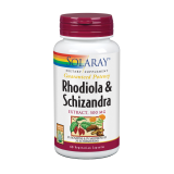 Rhodiola & Schizandra · Solaray · 60 cápsulas