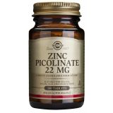 Zinc Picolinato 22 mg · Solgar · 100 comprimidos