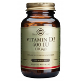 Vitamina D3 400 UI · Solgar · 100 perlas
