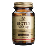 Biotina 300 mcg · Solgar · 100 comprimidos