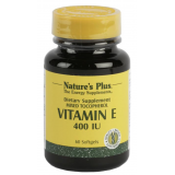 Vitamina E 400 UI · Nature's Plus · 60 perlas