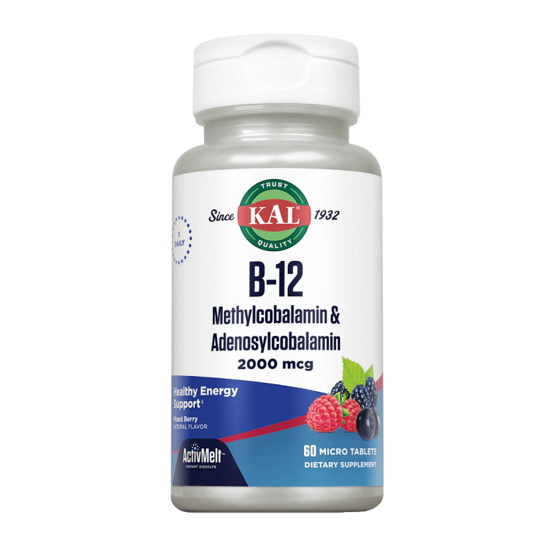 Vitamina B12 2.000 mcg · KAL · 60 comprimidos