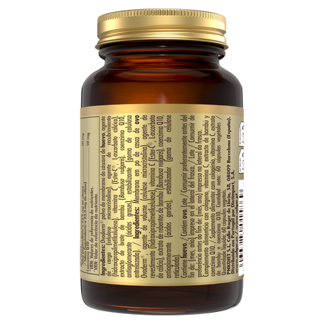 Colágeno Vegetariano Ovoderm · Solgar · 60 cápsulas