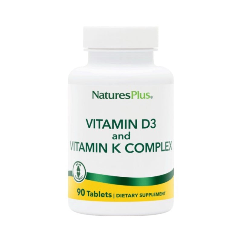 Vitamina D3 & Vitamina K2 · Nature's Plus · 90 comprimidos