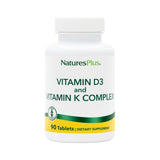Vitamina D3 & Vitamina K2 · Nature's Plus · 90 comprimidos