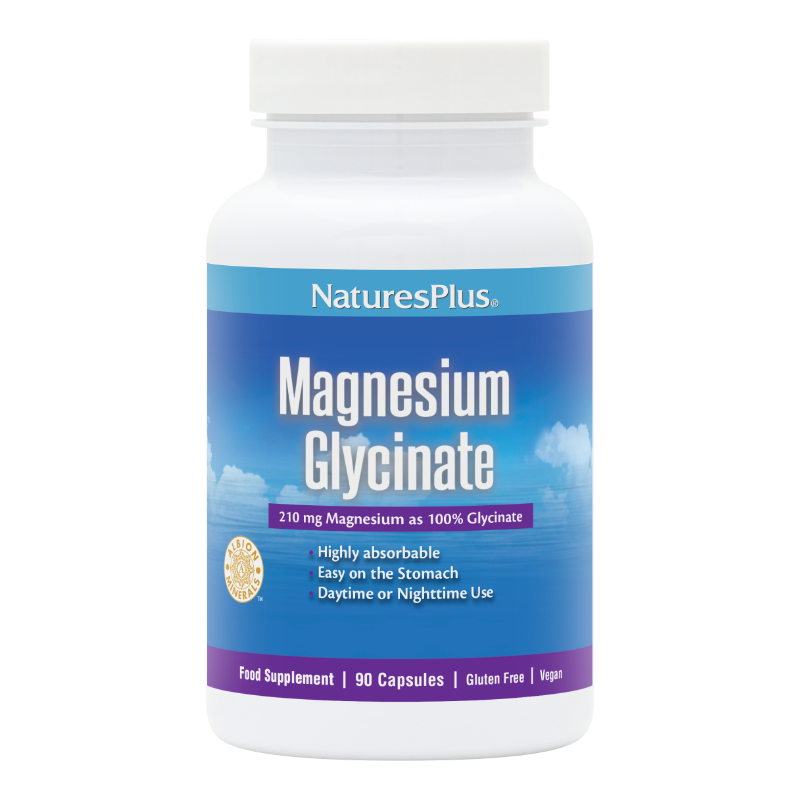 Bisglicinato de Magnesio · Nature's Plus · 90 cápsulas