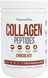 Collagen Peptides: Sabor Chocolate · Nature's Plus · 378 gramos