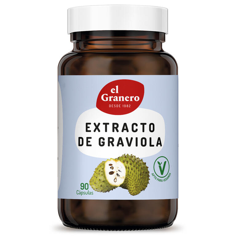 Extracto de Graviola · El Granero Integral · 90 cápsulas