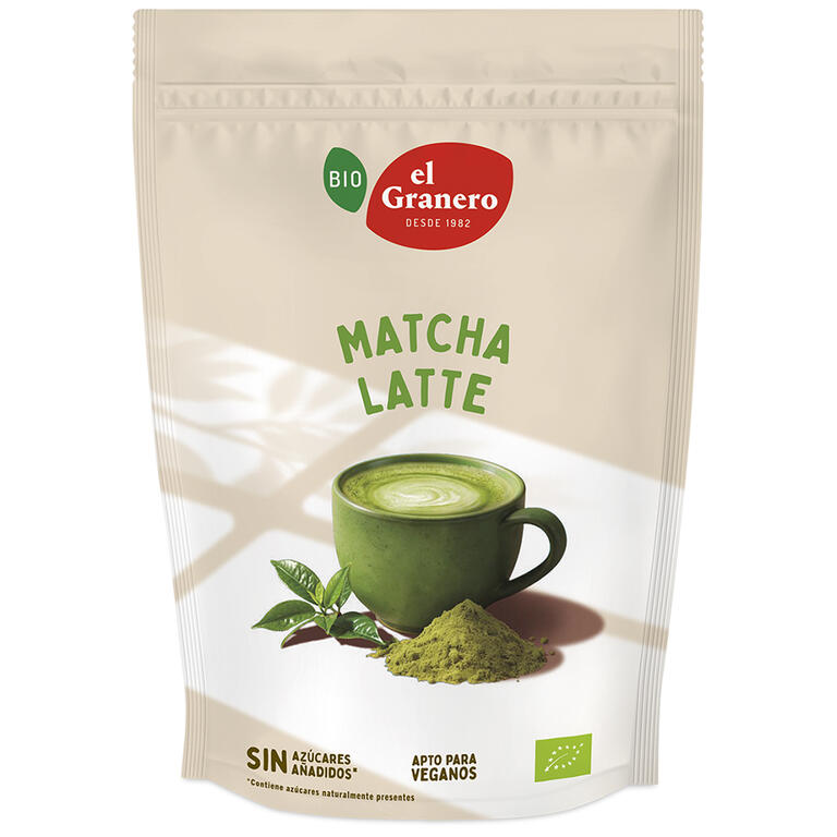 Matcha Latte Bio · El Granero Integral · 200 gramos