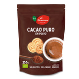 Cacao Puro en Polvo 20-22% Materia Grasa · El Granero Integral · 250 gramos