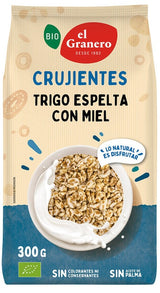 Trigo Espelta Hinchado con Miel · El Granero Integral · 300 gramos
