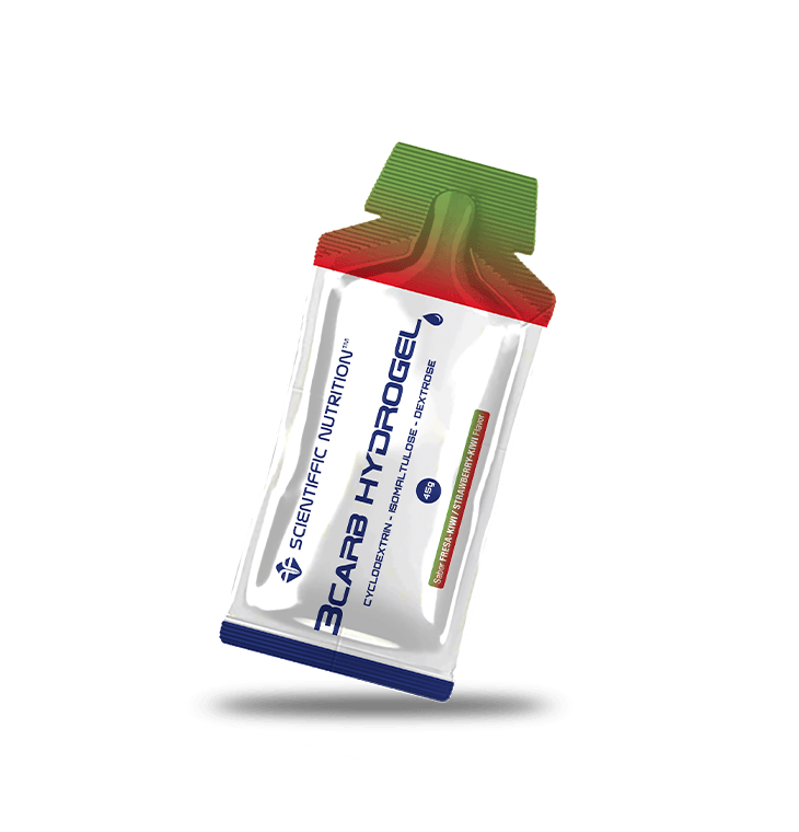 3Carb Hidrogel: Sabor Fresa-Kiwi · Scientiffic Nutrition · 45 gramos