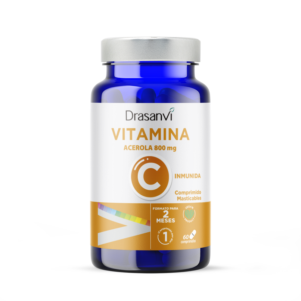 Vitamina C - Acerola · Drasanvi · 60 comprimidos masticables