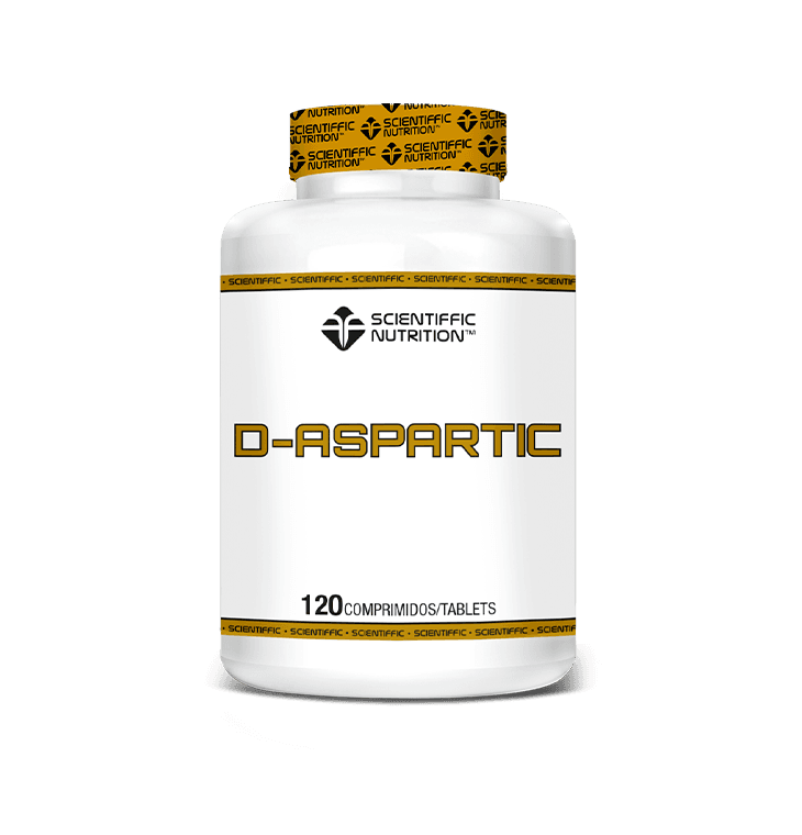 D-Aspartic · Scientiffic Nutrition · 120 comprimidos