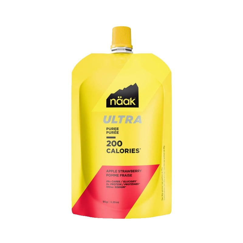 Puré Ultra Energy Manzana y Fresa · Naak · 95 gramos
