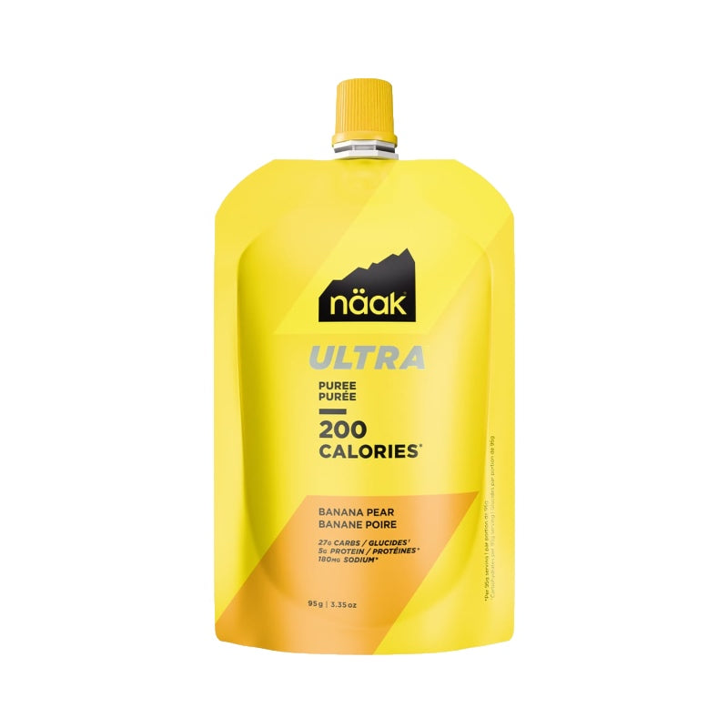 Puré Ultra Energy Banana y Pera · Naak · 95 gramos