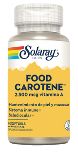 Food Carotene · Solaray · 30 softgels