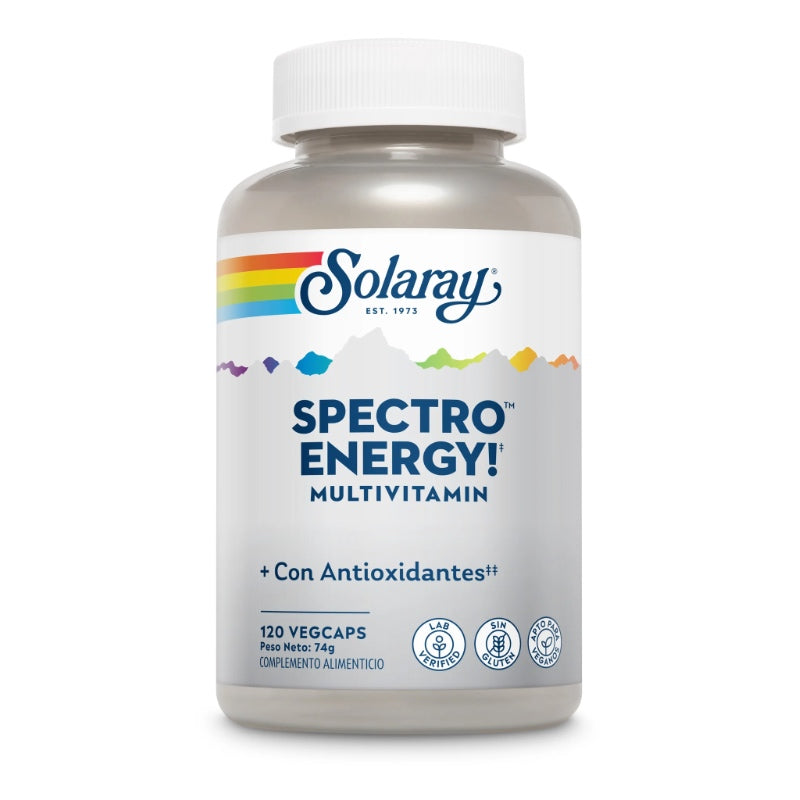 Spectro Energy! Multi-Vita-Min · Solaray · 120 cápsulas