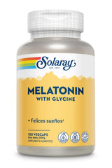 Melatonina con Glicina · Solaray · 100 cápsulas