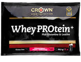 Whey PROtein+: Sabor Fresa · Crown Sport Nutrition · 26,5 gramos