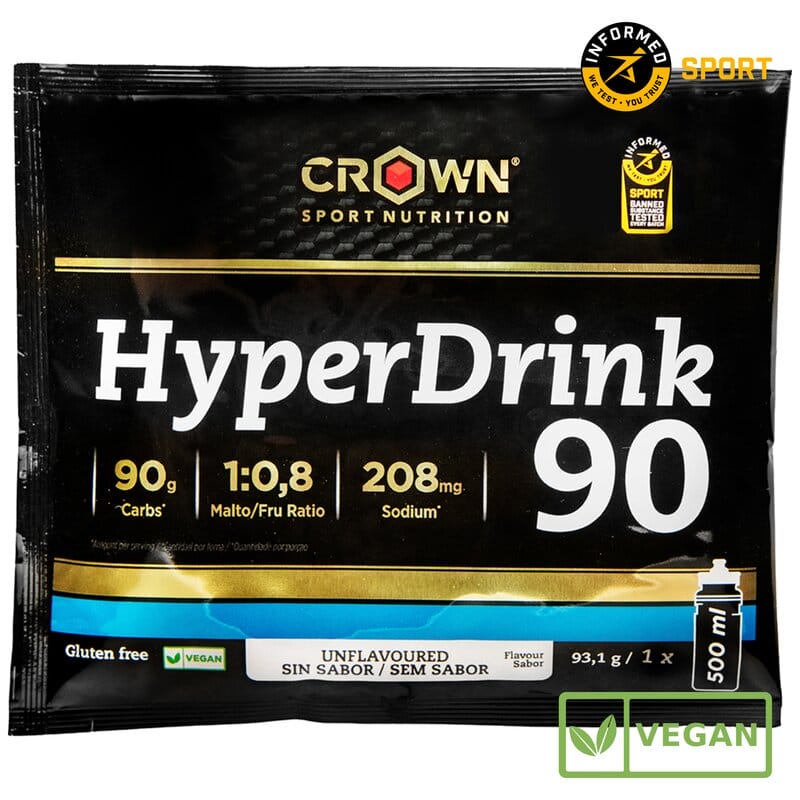 HyperDrink 90: Sabor Neutro · Crown Sport Nutrition · 93,1 gramos