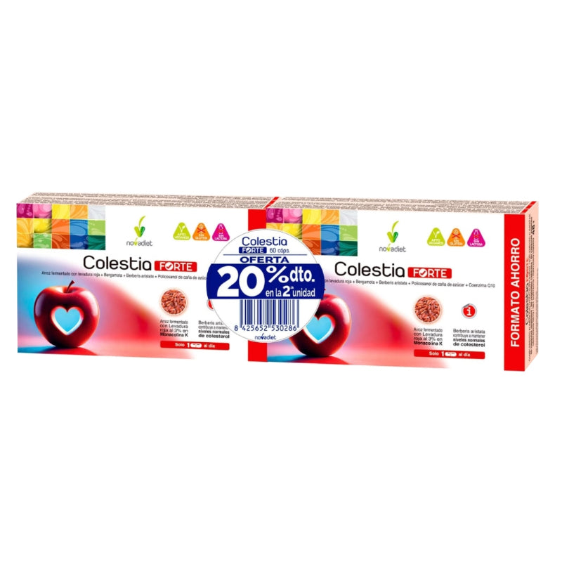 Pack Ahorro Colestia Forte · Nova Diet · 2x60 cápsulas