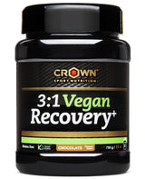 3:1 Vegan Recovery+: Sabor Chocolate · Crown Sport Nutrition · 750 gramos