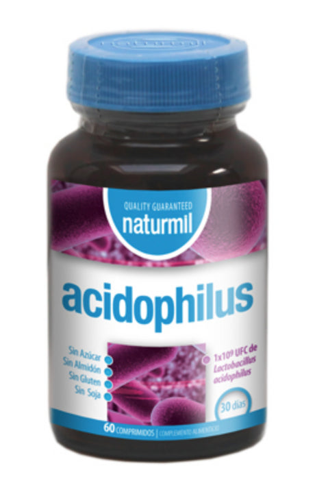 Acidophilus · Naturmil · 60 comprimidos