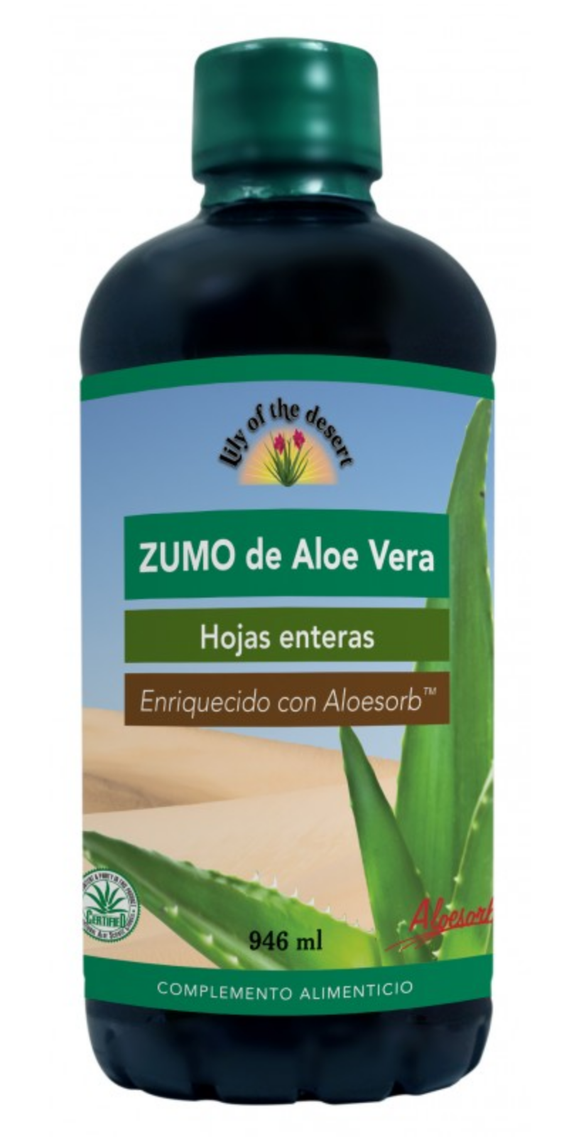 Zumo de Aloe Vera · Lily of the Desert · 946 ml – Herbolario Salud Natural